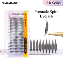 NAGARAKU Extensiones de pestañas Premade Spire Lash
