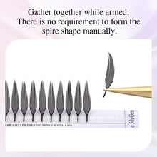 NAGARAKU Extensiones de pestañas Premade Spire Lash