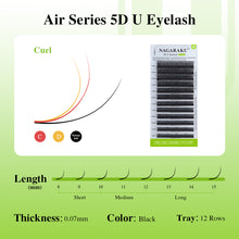 NAGARAKU 4D U Shaped Eyelash Extensions