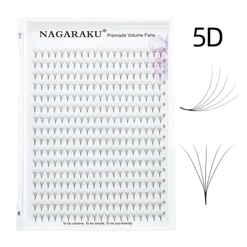 NAGARAKU Pointy Base Pre armadas 320 Abanicos