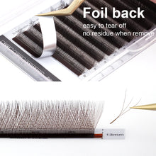 NAGARAKU Extensiones de pestañas color marrón 3D W