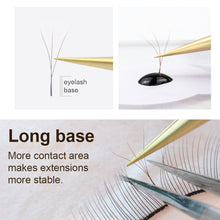 NAGARAKU Extensiones de pestañas color marrón 3D W