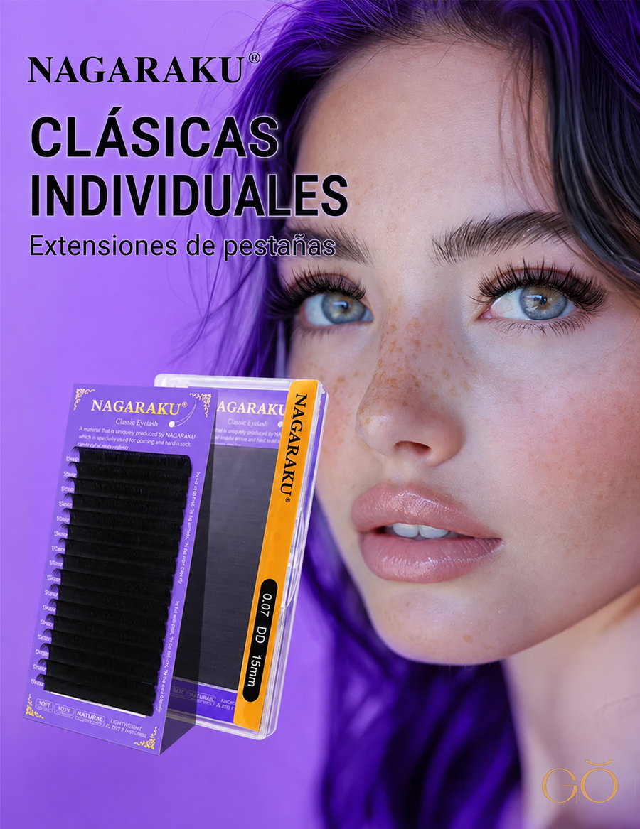 NAGARAKU Clásicas Individuales — extensiones de pestañas